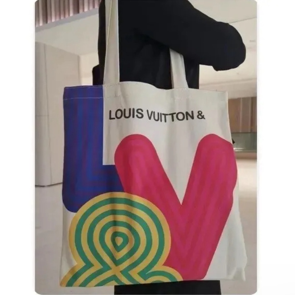Louis Vuitton Novelty Canvas Eco Tote bag Shenzhen exhibition 2022 Limited NEW - Picture 4 of 13